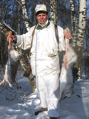 Охота на зайцев в Подмосковье зимой